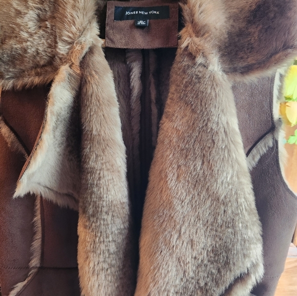 Nwt jones new york suede vest - Picture 6 of 12